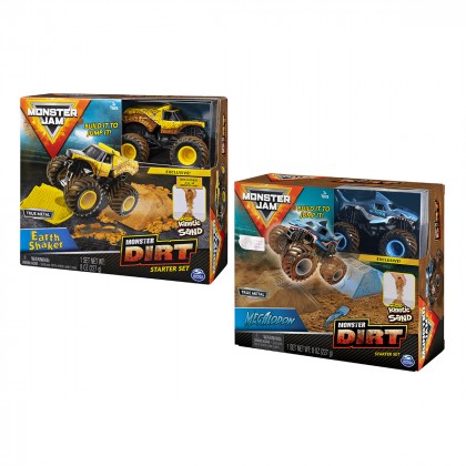 

Игровой набор Monster Jam Dirt Starter Set Megalodon Brand New 1:64 (17-6087094)