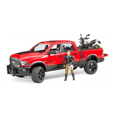 

Игровой набор Bruder Dodge RAM 2500 с мотоциклом Ducati и мотоциклистом (02502) (10-556378)