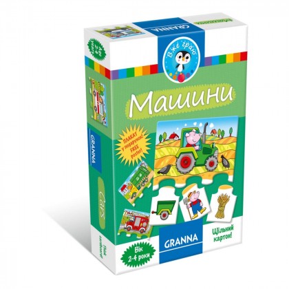 

Настольная игра GRANNA Машины 24 эл. (17-6079668)