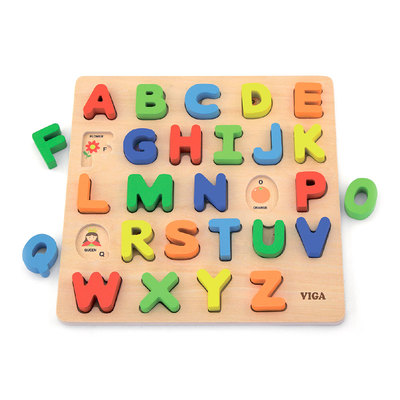 

Сортер Viga Toys Английский алфавит заглавные буквы (50124) (10-553315)