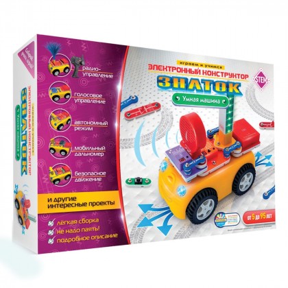 

Конструктор ZNATOK Умная машина (рус) (17-6078644)