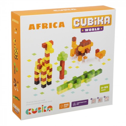 

Деревянный конструктор Cubika Африка (17-6087845)