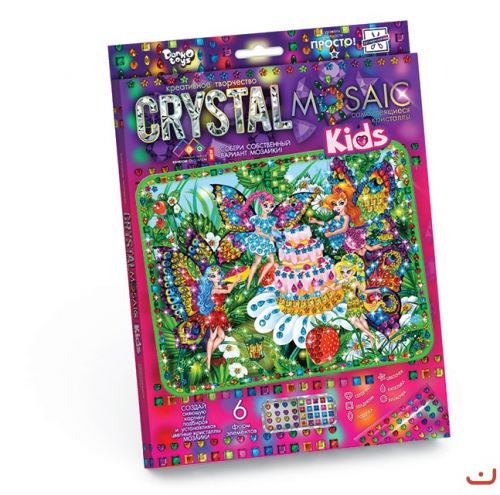 

Набор для креативного творчества "CRYSTAL MOSAIC KIDS", "Феи" CRMk-01-08 (15-38576)