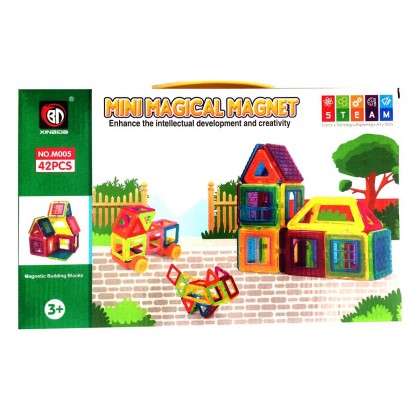 

Магнитный конструктор Guangdong Qunxing Toys 42 эл (17-6086303)