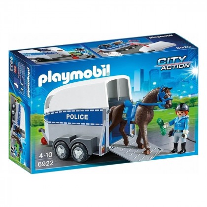 

Полиция с лошадью и трейлером Playmobil (17-6332945)