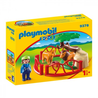 

Игровой набор Playmobil Вольер со львами (17-6333984)