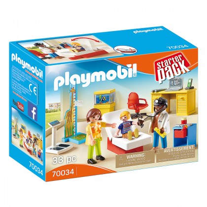 

Игровой набор Playmobil Starter Pack Педиатр 33 эл (17-6336469)