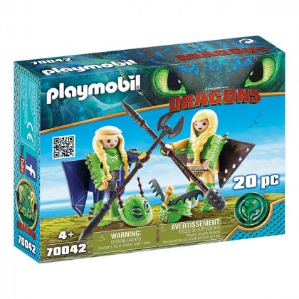 

Игровой набор Playmobil Dragons Забияка и Задирака (17-6334013)