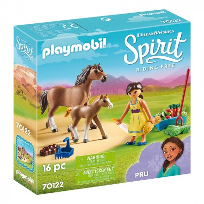 

Игровой набор Playmobil Пру с лошадью и жеребёнком 16 эл (17-6336564)