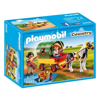 

Набор Playmobil Пикник с вагончиком для пони (17-6987760)