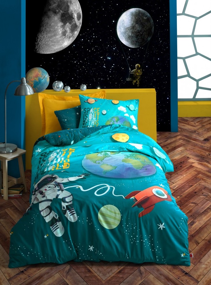 

Комплект постельного белья Cotton Box Ранфорс Little Astronaut 160x220