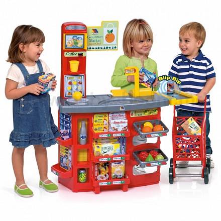 

Игровой набор Molto Супермаркет с тележкой и звуком 65 х 20 х 56 см (12186)