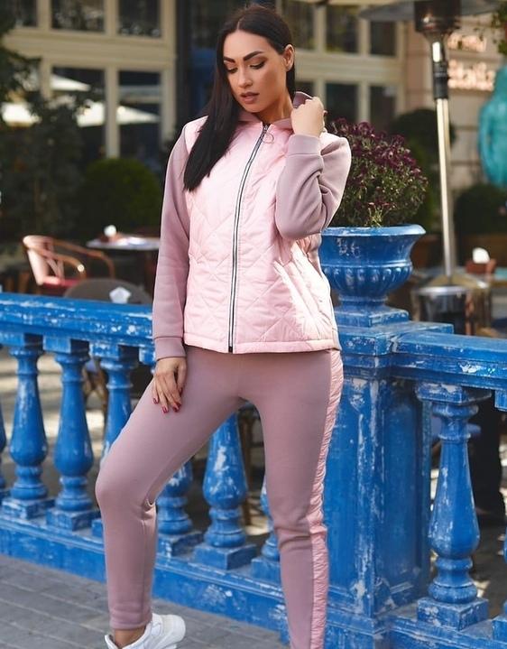 

Спортивный костюм G&M k-73866 - Размер цвет капучино с пудрой, Спортивный костюм G&M k-73866 52-54 Размер цвет капучино с пудрой