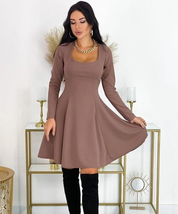 

Платье G&M k-74522 42-44 Размер цвет кофейный