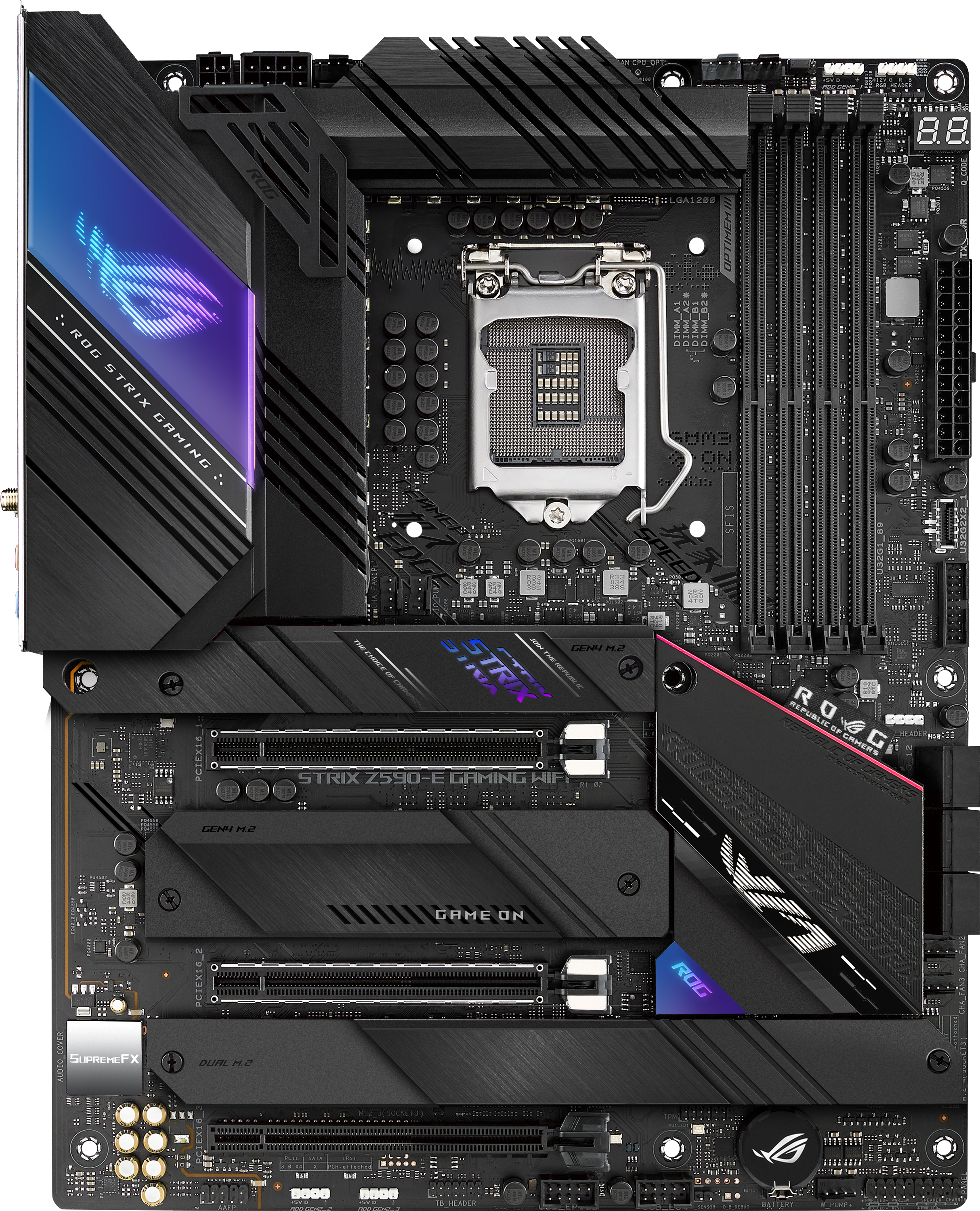 

Материнская плата Asus ROG Strix Z590-E Gaming Wi-Fi (s1200, Intel Z590, PCI-Ex16)