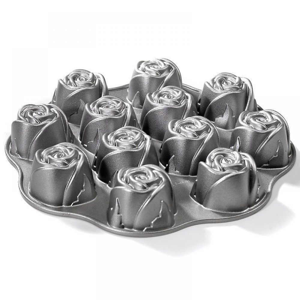 

Форма для выпечки Nordic ware Rose 30.5х29.5х4.5 см для кексов