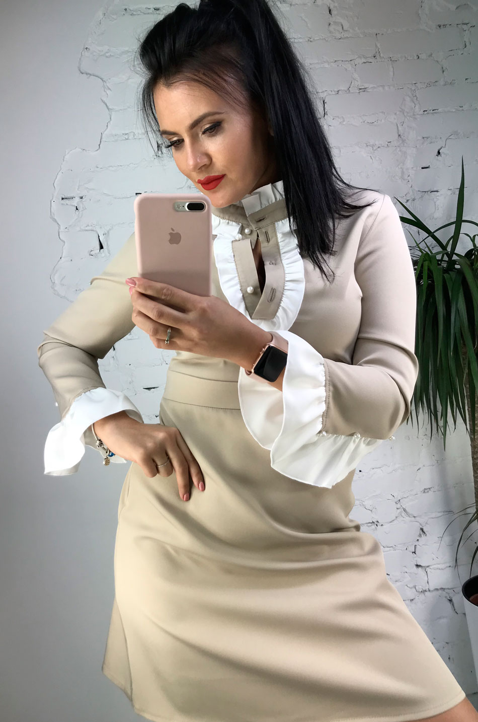 

Платье Milirud 258 Бежевый 44