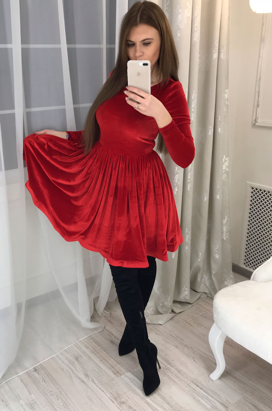 

Платье Milirud 131 Красный 42