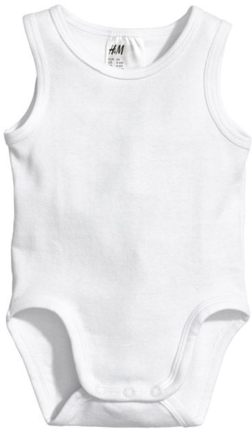 

Боди-майка H&M 060146706 68 см Белая