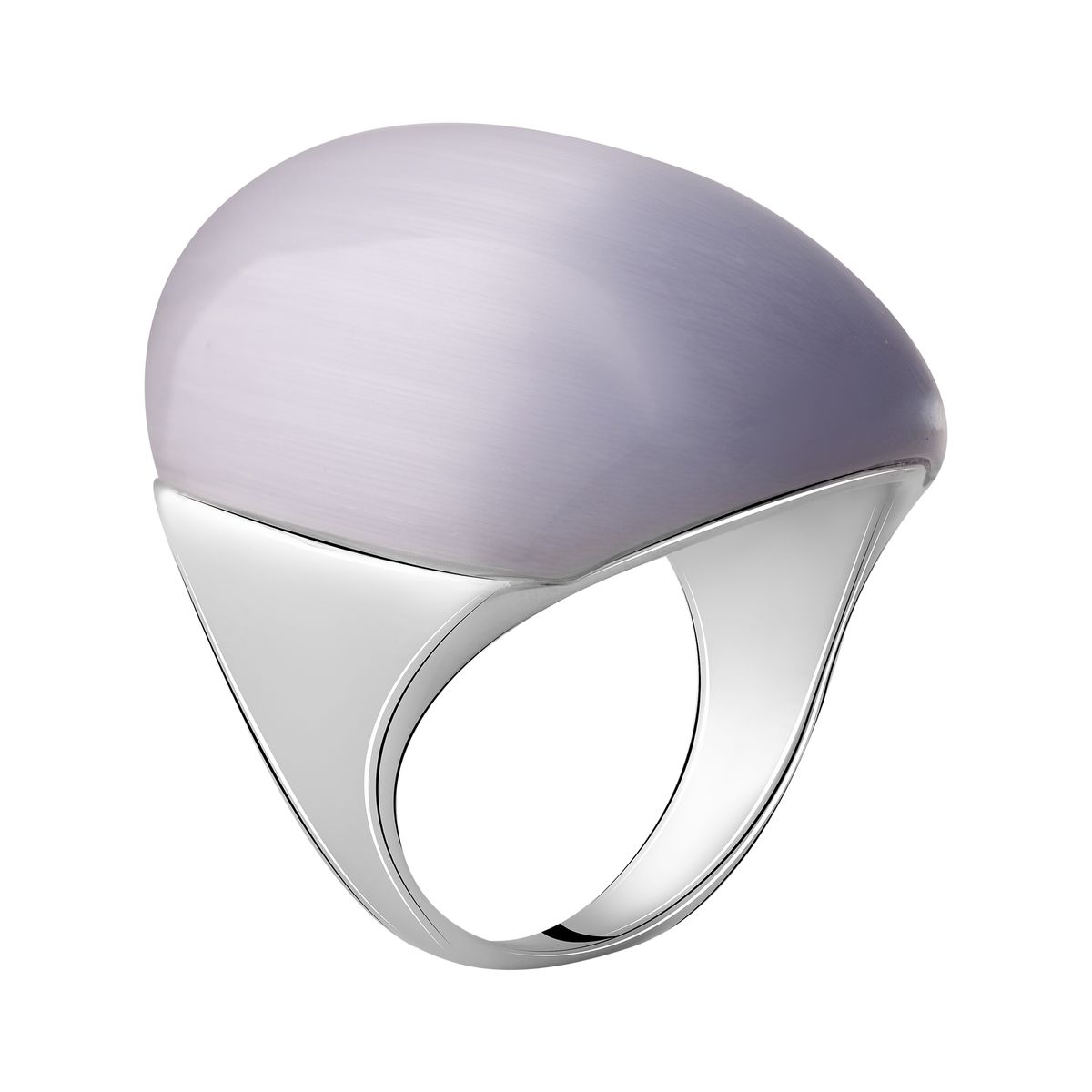 

Серебряное кольцо SilverLine с кошачим глазом 18 размер