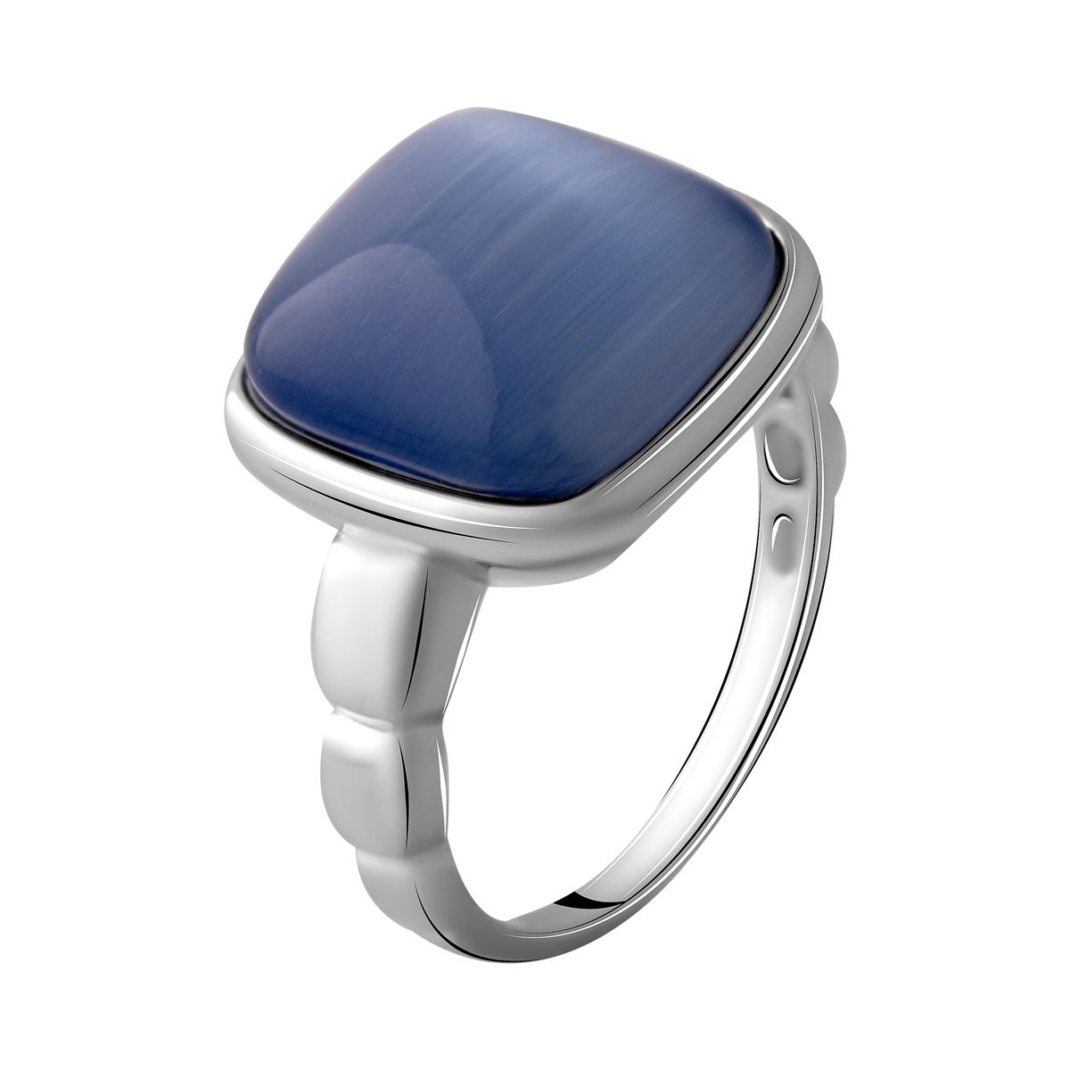 

Серебряное кольцо SilverLine с кошачим глазом 18 размер