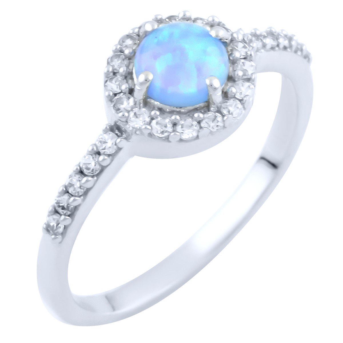

Серебряное кольцо SilverLine с опалом 0.203ct 17.5 размер
