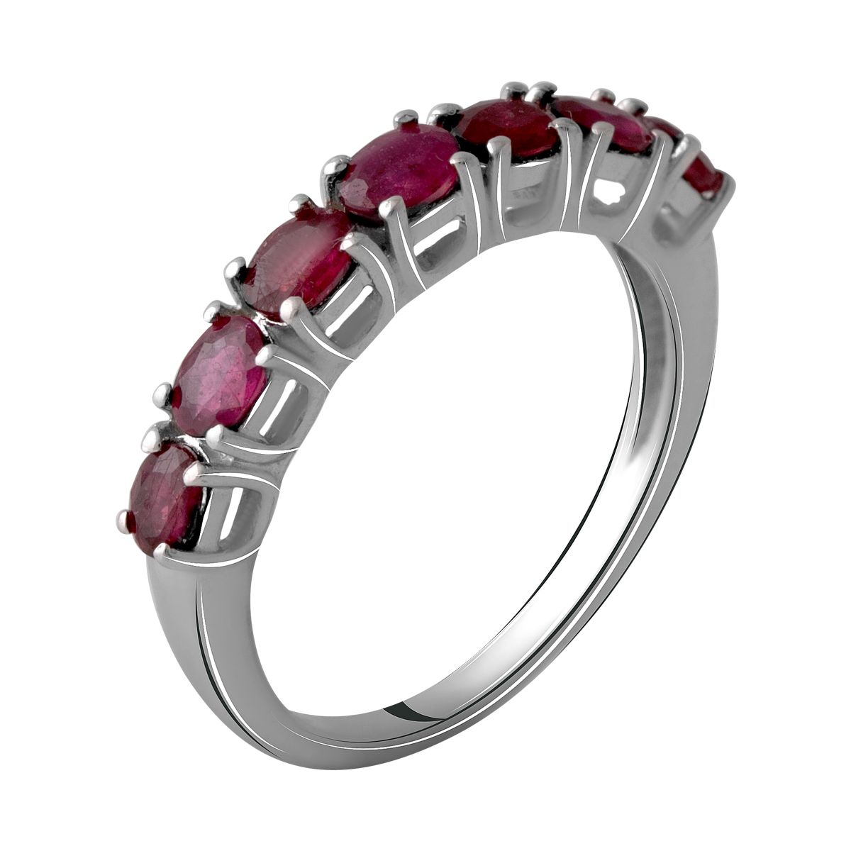 

Серебряное кольцо SilverLine с натуральным рубином 1.6ct 18 размер