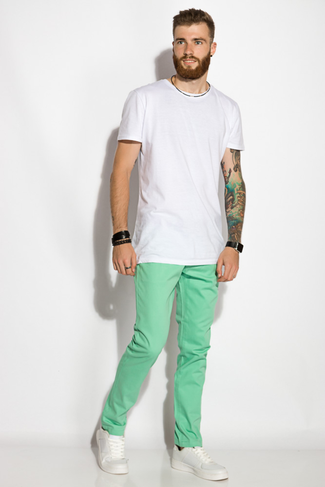 

Брюки в стиле Casual 392V001 (Мятный) T&M 30 Размер цвет Мятный