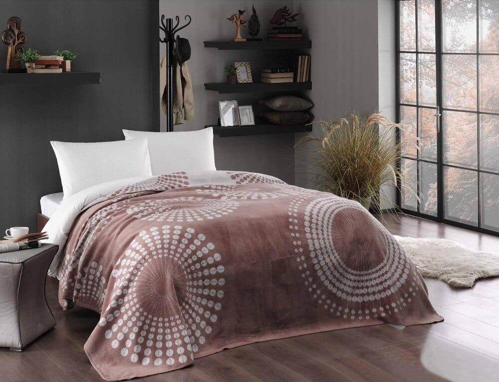 

Плед TAC Moon Brown 200×220 см