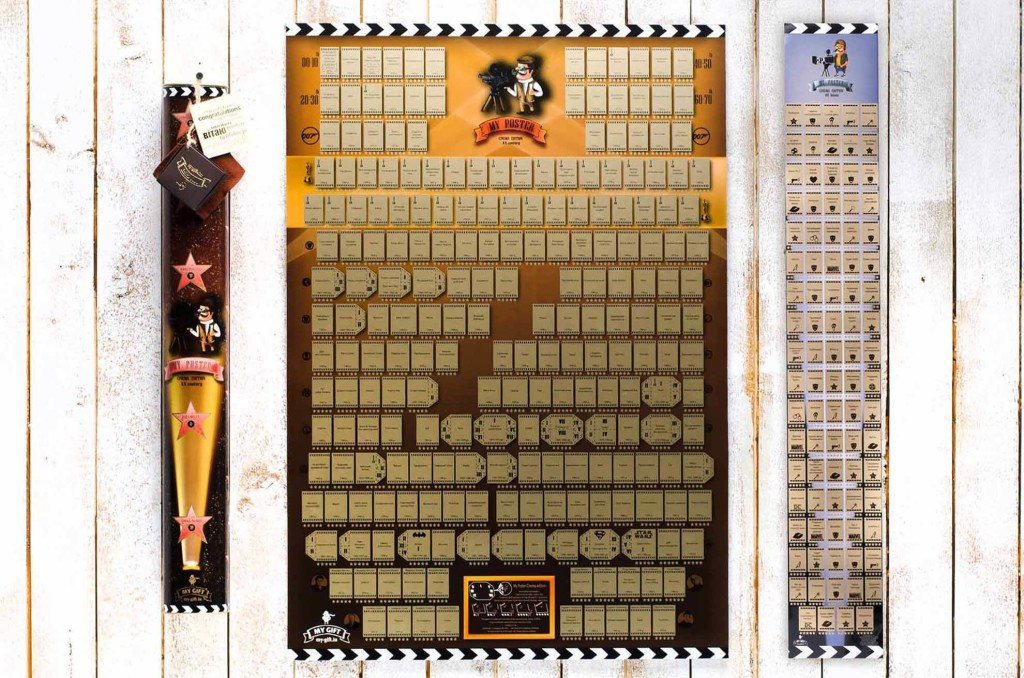 

Скретч постер My Poster Cinema edition My Map 68х47 см Разноцветный