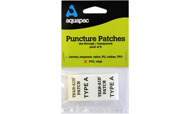 

Ремнабор Aquapac 5 клеевых латок для Canvas, Neoprene, Nylon, PU, Rubber, TPU.