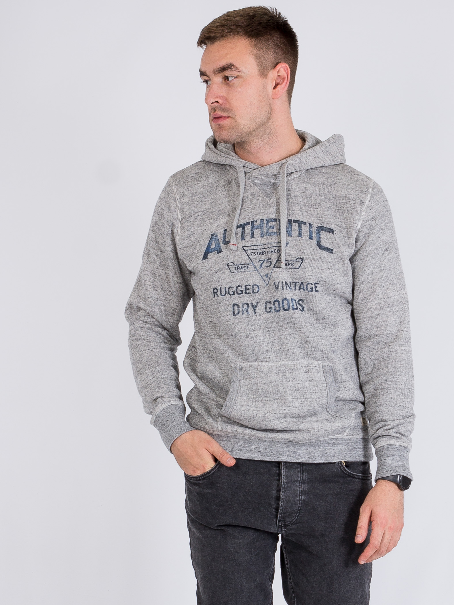 

Худи Jack & Jones JJ-043  Серый, Худи Jack & Jones JJ-043 L Серый