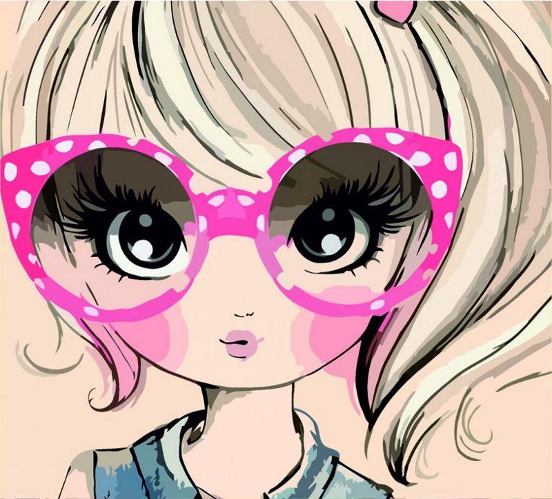 

Набор картина по номерам Rosa Start стандарт Cute GIRL 35х45см (4823098514220)