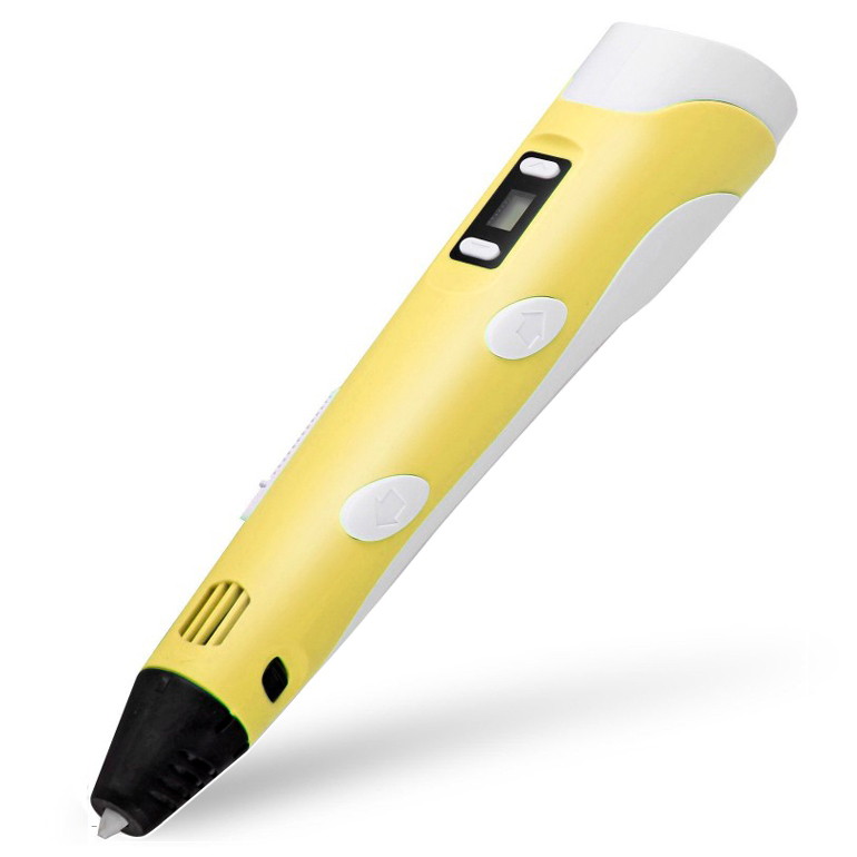 

3д ручка c LCD дисплеем 3d Pen 2 Желтая