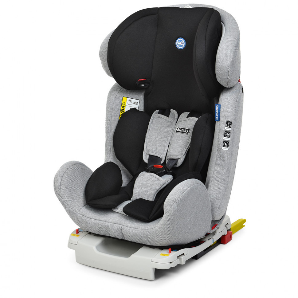 

Автокресло ME 1041(Gray Black) BRAVO ISOFIX детское, группа 0+/1-2-3, серо-черный