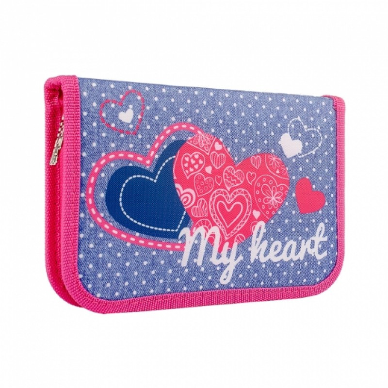 

Пенал Smart My heart 532784 20,5х13х3,6 см синий