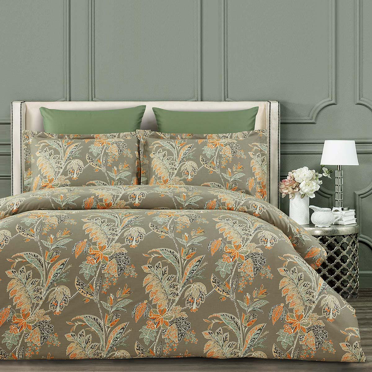 

Постельное белье семейное Arya Alamode Polen AR-A106983 сатин 160x220х2 см