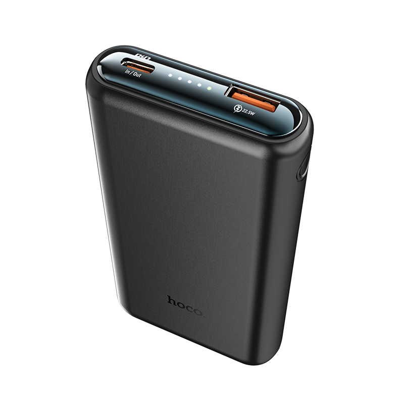 

УМБ HOCO Kraft fully compatible power bank 10000mAh Q1 |1USB/1Type-C, 20W, PD/QC, 5A| black