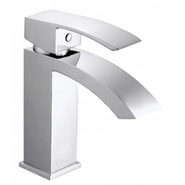 

Смеситель для раковины REA ENZO LOW Водопад из латуни 19,5 см Серебристый