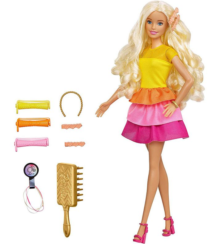 

Игровой набор Барби (УПАКОВКА ПОВРЕЖДЕНА) Barbie Ultimate Curls Doll Mattel GBK24