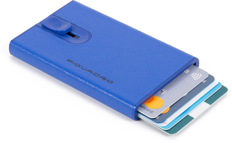 

EMPIRE/Blue Кредитница с выдвижным механизмом с RFID защитой (6,2x10,5x1,2) Piquadro PP4825EMR_BLU