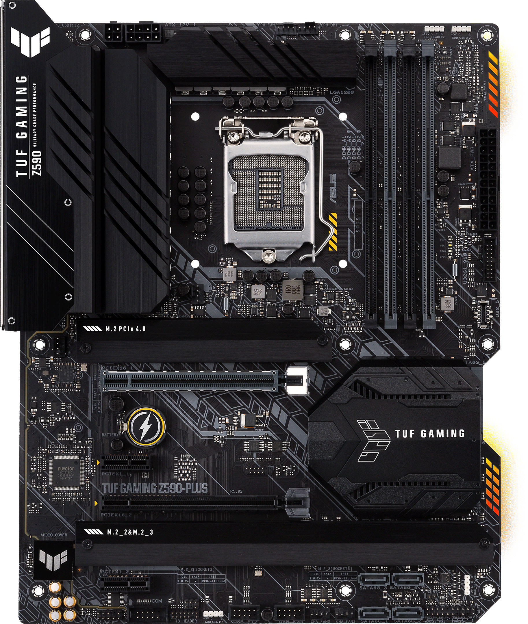 

Материнская плата Asus TUF Gaming Z590-Plus (s1200, Intel Z590, PCI-Ex16)