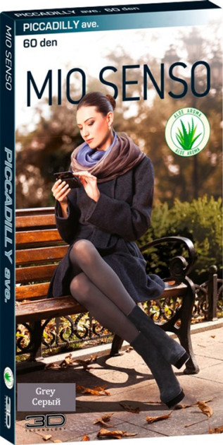 

Колготки Mio Senso Piccadilly 6 Plus size 60 Den Grey