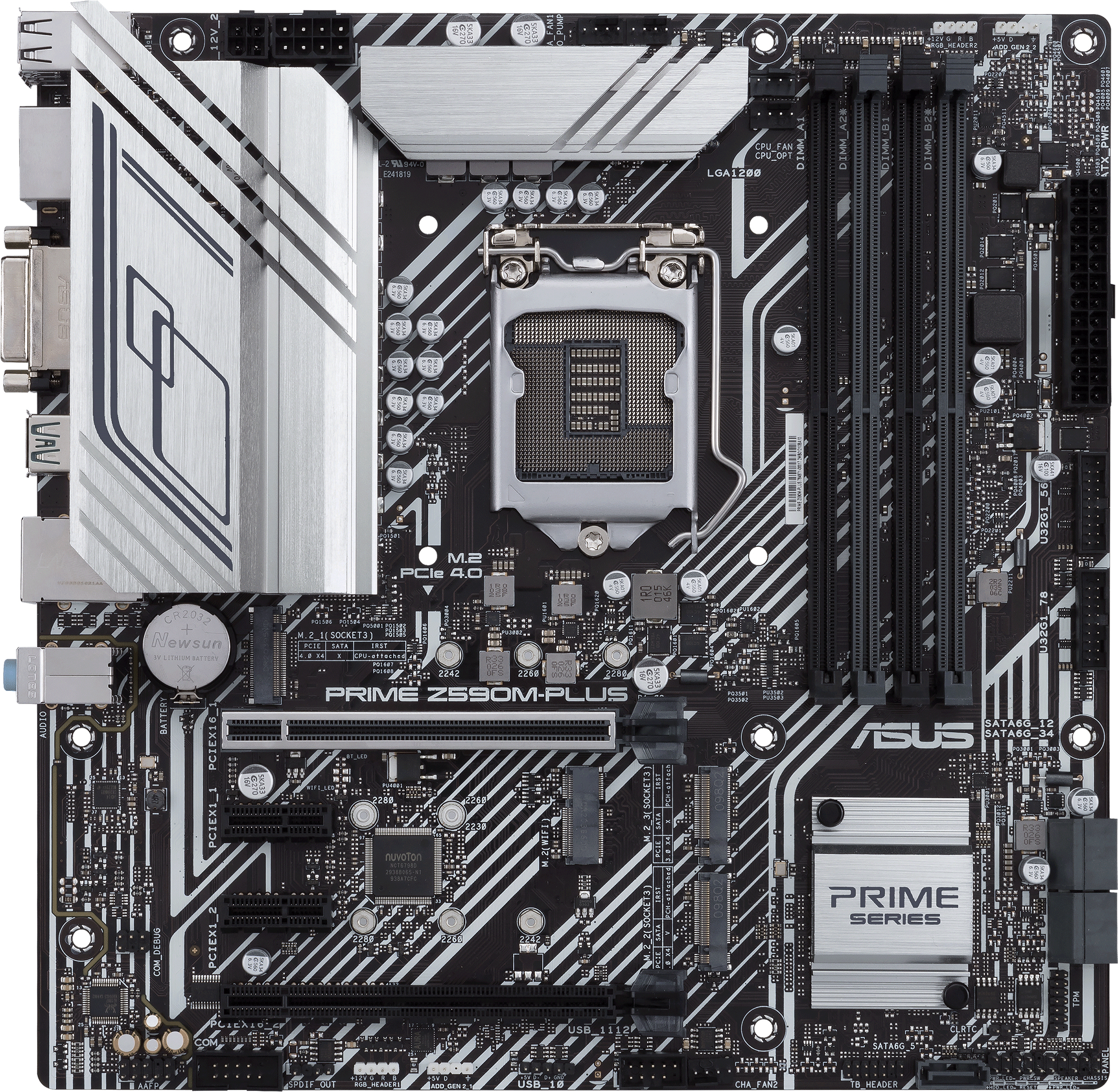

Материнская плата Asus Prime Z590M-Plus (s1200, Intel Z590, PCI-Ex16)