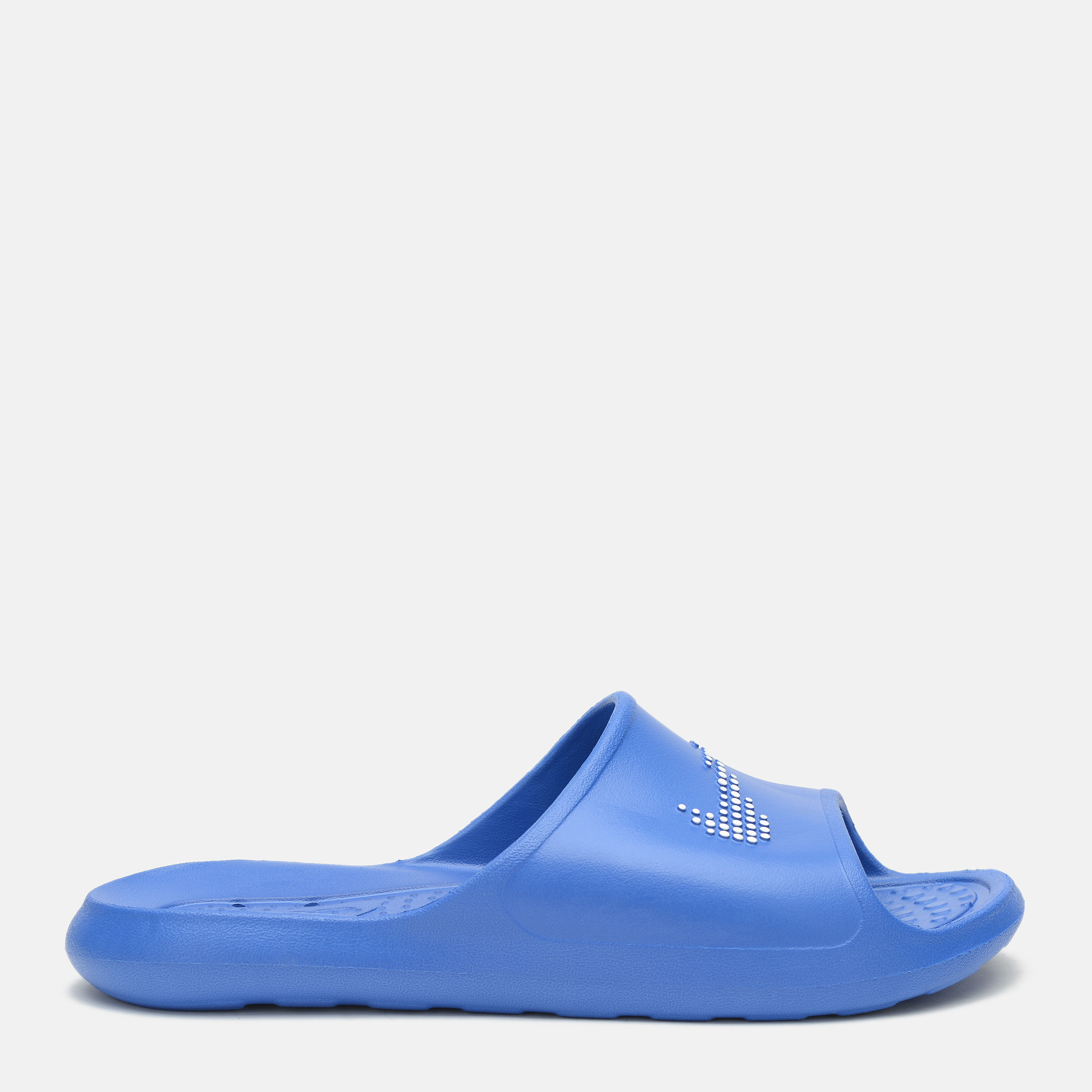 Акція на Чоловічі шльопанці для пляжу Nike Victori One Shower Slide CZ5478-401 41.5 (9) 27 см Сині від Rozetka