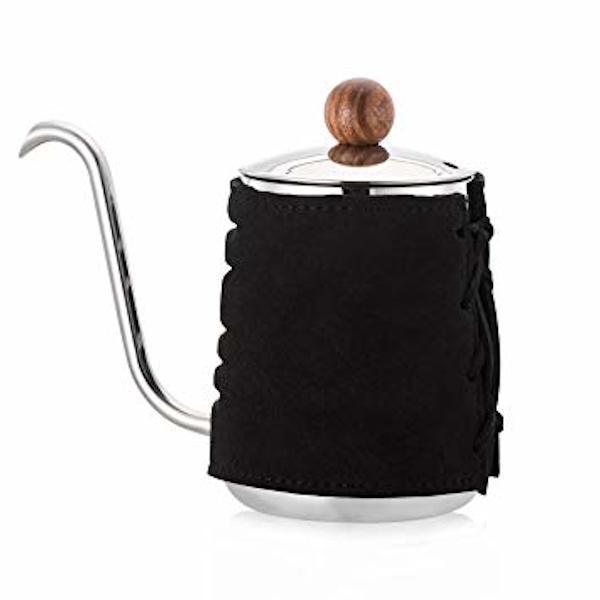 

Чайник для заваривания кофе без ручки BaristaSpace 350 мл Чёрный (I1)