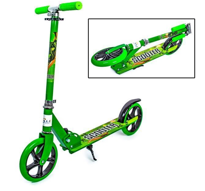 

Двухколесный самокат Scooter 460. Green (складной)