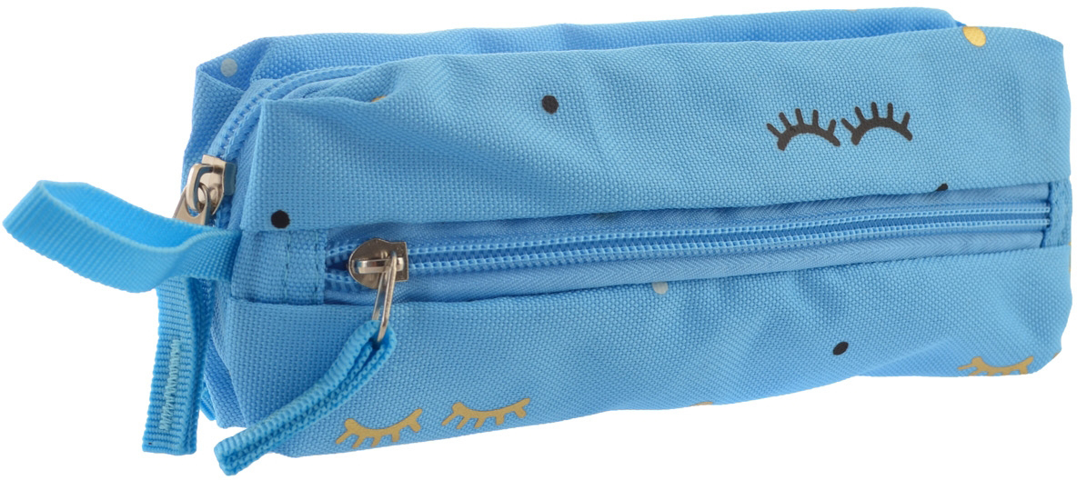 

Пенал Yes Eyelash blue мягкий 3 отделения Голубой (532377)
