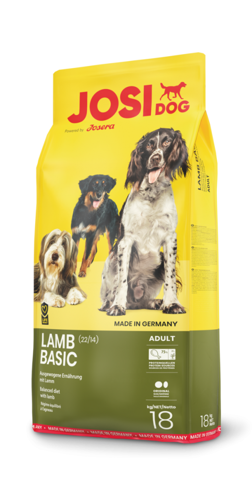 

Сухой корм Josera JosiDog Lamb Basic для взрослых собак с ягненком 18 кг