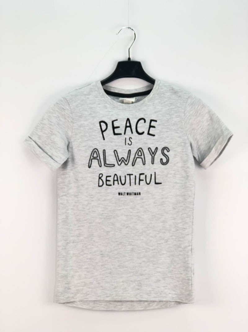 

Футболка H&M 122-128 см Серая (HM112155-2)